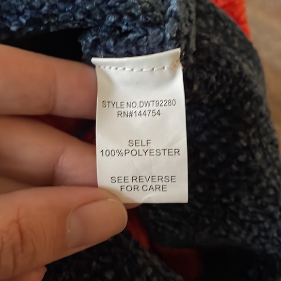 Davi & Dani White & Leopard Print Colorful Sweater - Picture 5 of 5